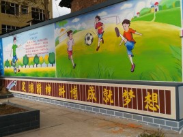 松阳墙体彩绘让生活更有品味