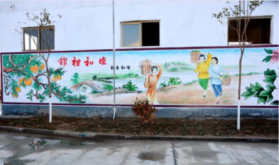 松阳乡镇文化墙 乡风文明焕发新活力
