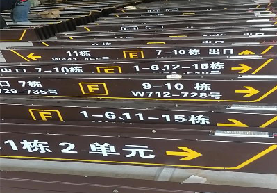 松阳广告标识中，常见的几种安装方式。